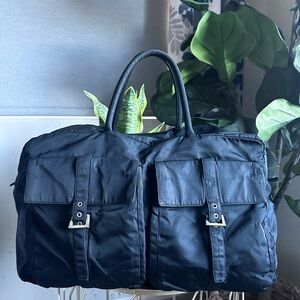 Prada Nylon Weekender Travel Bag
